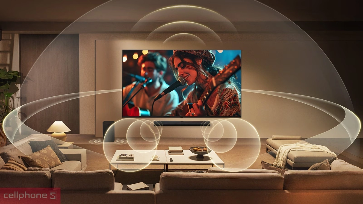Công nghệ âm thanh smart Tivi LG QNED 4K 55 inch 55QNED80BSA