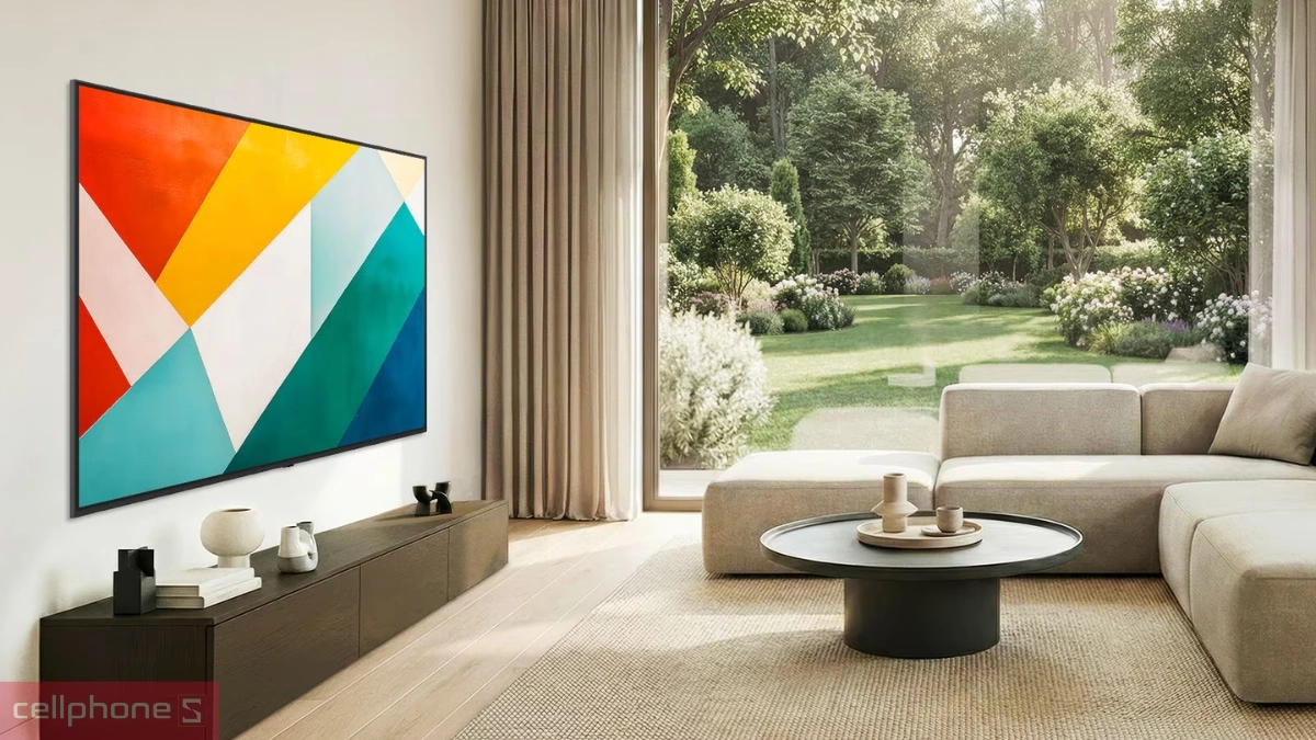 Thiết kế siêu mỏng của Smart Tivi LG QNED 4K 55 inch (55QNED86BSA)