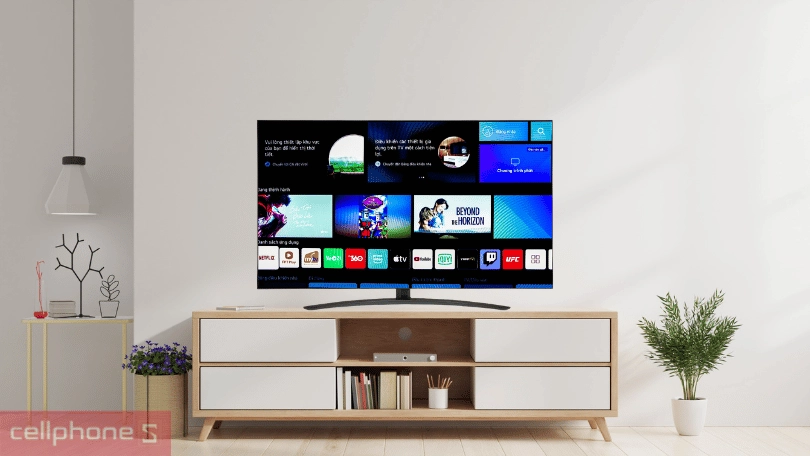 Thiết kế Tivi QNED LG 4K 55 Inch 55QNED86SQA 