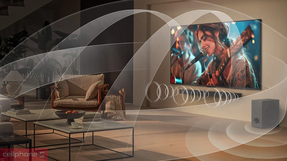 Âm thanh của Smart Tivi LG QNED 55QNED9M 4K 55 inch 2025