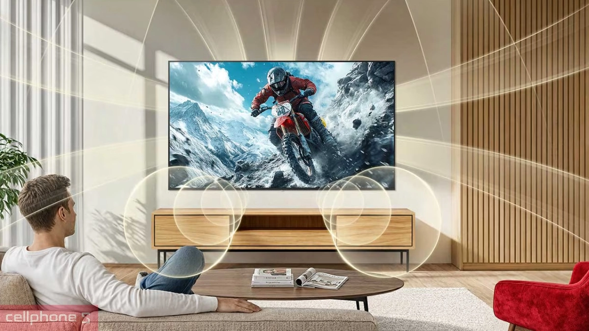 Công nghệ AI Sound Pro trên Smart Tivi LG UHD 4K 55 INCH (55NU805BPSB)