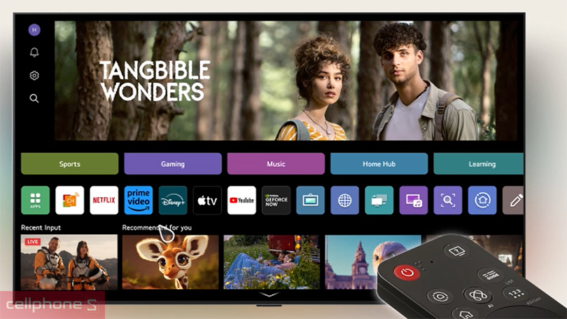 Điều khiển smart tivi LG UHD 55UA7350 4K 55 inch 2025