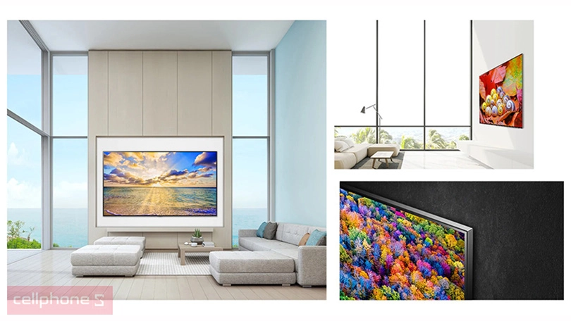 Kích thước LG 65 inch được đo như thế nào?