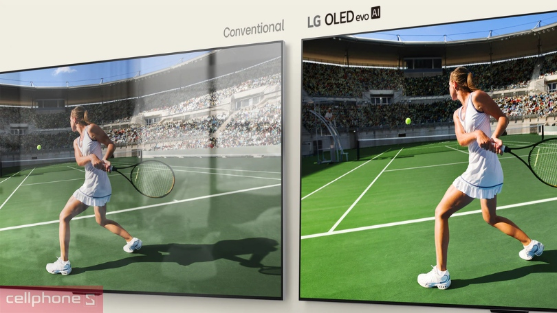 Tấm nền hiển thị và tần số quét của Smart Tivi LG Evo OLED 65M5PSA 4K 65 inch 2025