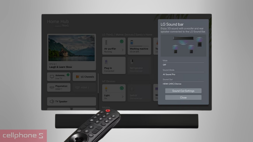 Khả năng điều khiển và ứng dụng hỗ trợ của Smart Tivi LG Evo OLED 65M5PSA 4K 65 inch 2025