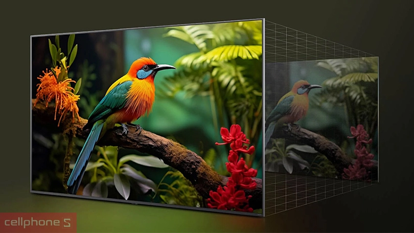 Tấm nền hiển thị, tần số quét của Smart Tivi LG QNED 75QNED70 4K 75 inch 2025