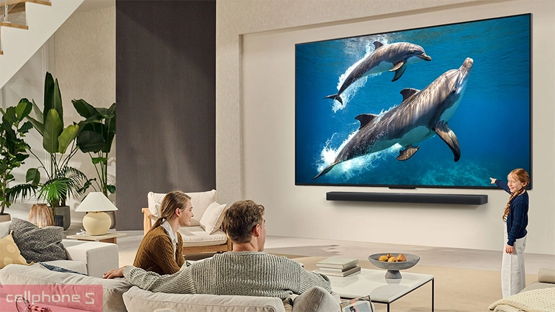 Thiết kế của Smart Tivi LG QNED 75QNED81 4K 75 inch 2025