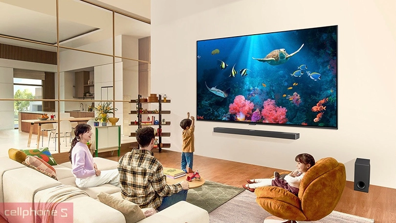 Thiết kế tivi LG QNED 75QNED86TSA 4K 75 inch 2024
