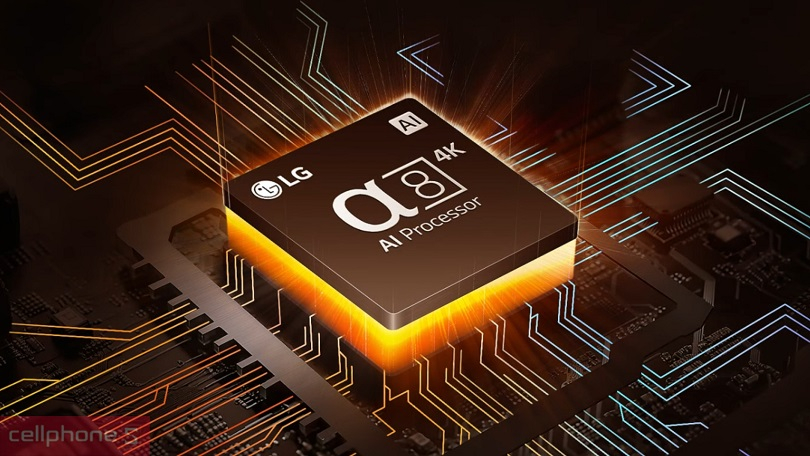 Bộ xử lý AI trên Smart Tivi LG QNED 75QNED89 4K 75 inch 2025