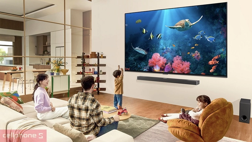 Thiết kế của Smart Tivi LG QNED 75QNED89 4K 75 inch 2025
