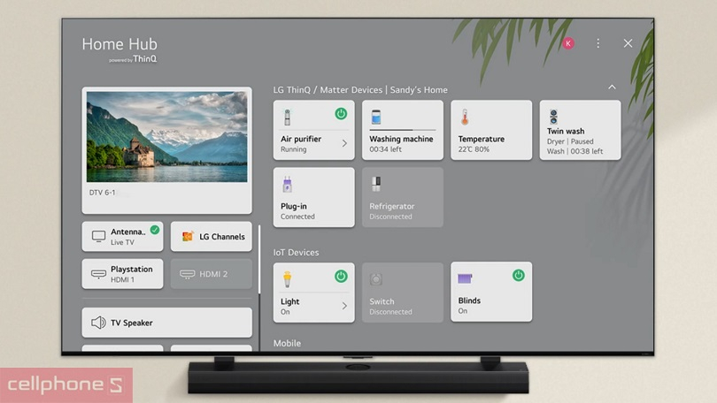 Trợ lý ảo trên Smart Tivi LG QNED 75QNED89 4K 75 inch 2025