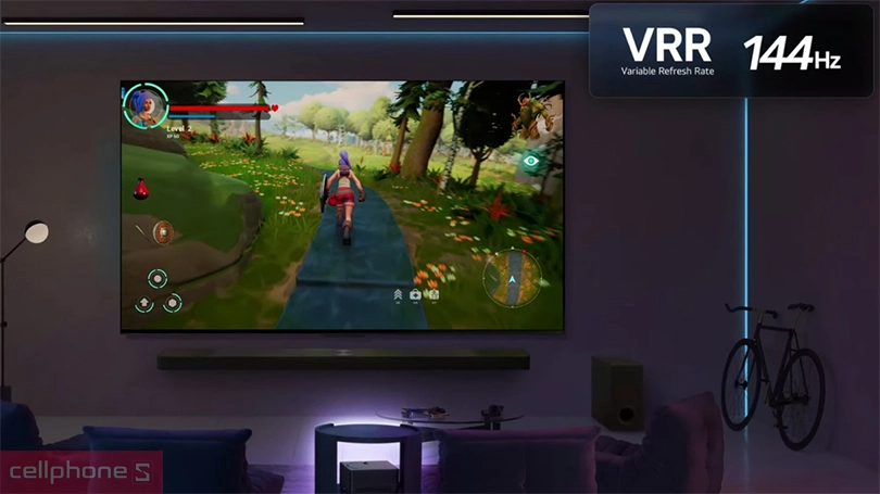 Màn hình của Smart Tivi LG QNED 75QNED9M 4K 75 inch 2025