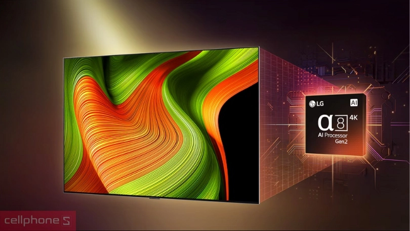 Smart tivi LG Evo OLED 77B5PSA 4K 77 inch 2025 - Tối ưu trải nghiệm với chip AI