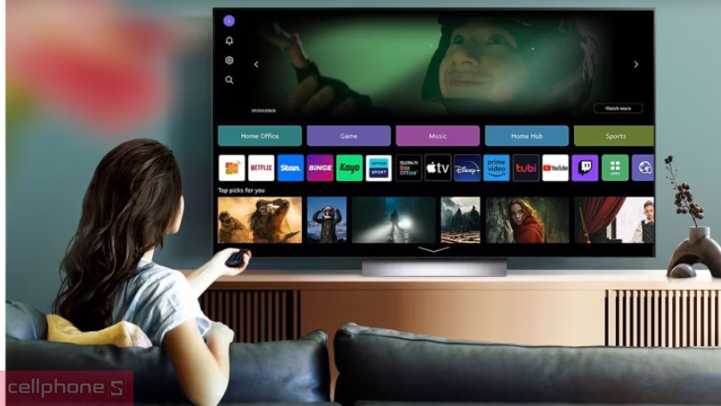 Điều khiển Smart tivi LG OLED Evo 77C4PSA 4K 77 inch 2024