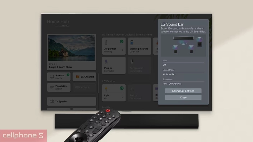 Trợ lý ảo của Smart Tivi LG Evo OLED 77C5PSA 4K 77 inch 2025