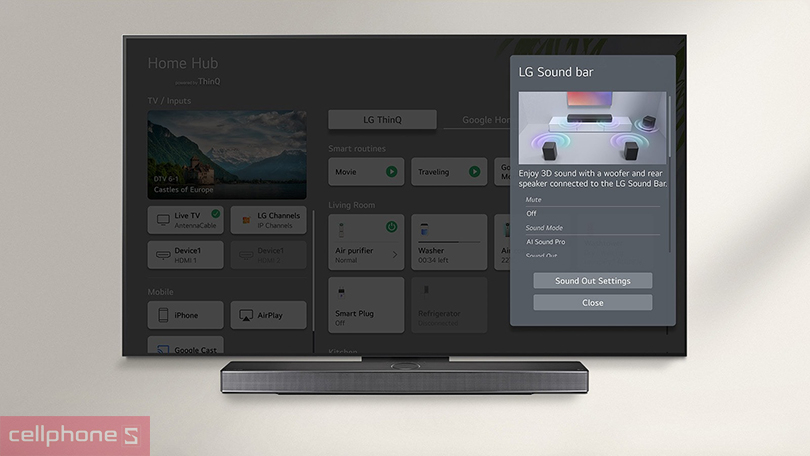 Tính năng AI trên Smart Tivi LG Evo OLED 77C5PSA 4K 77 inch 2025