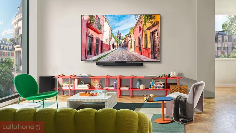 Thiết kế, kích thước Smart Tivi LG Evo OLED 77C5PSA 4K 77 inch 2025