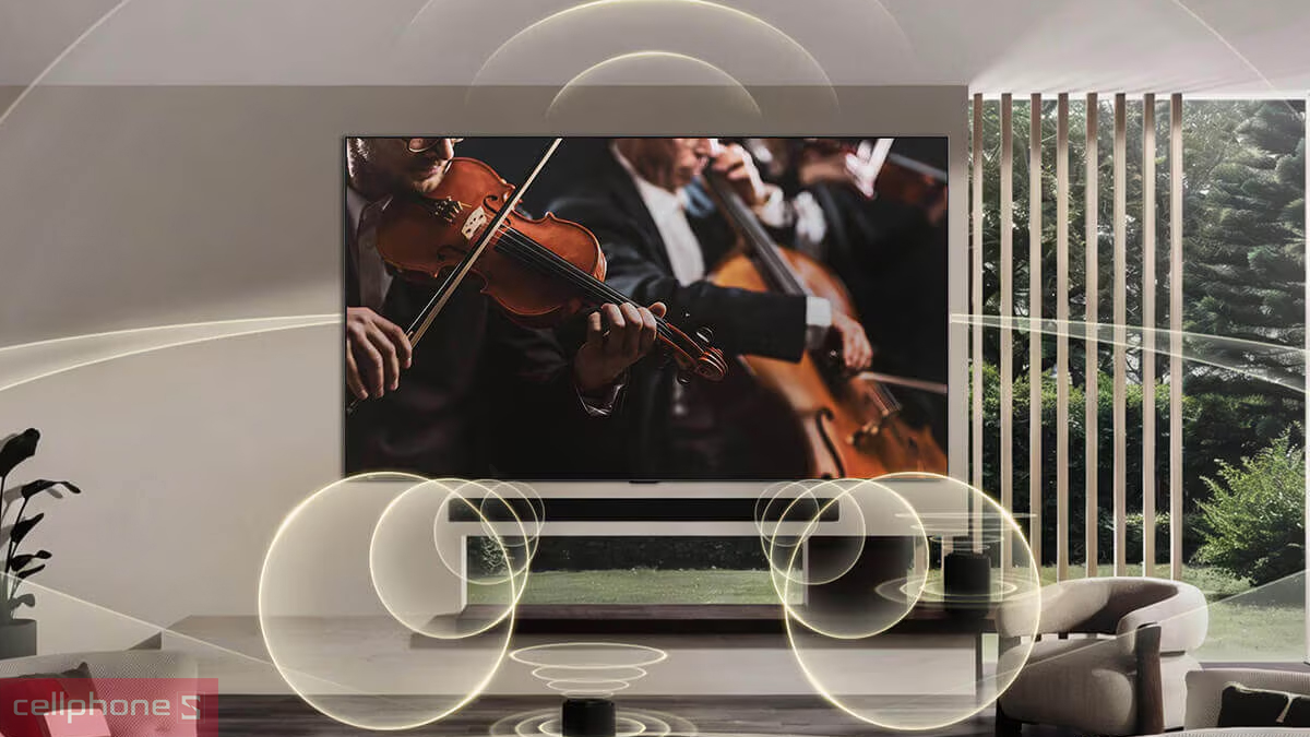 Âm thanh vòm sống động trên Smart Tivi LG OLED 4K 83 inch (OLED83C6PSA)