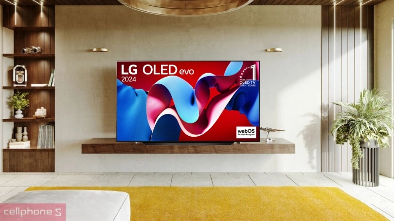 Thiết kế Smart tivi LG OLED Evo 83C4PSA 4K 84 Inch 2024