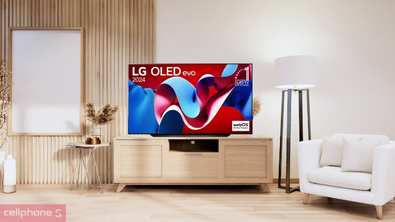 Tấm nền Smart tivi LG OLED Evo 83C4PSA 4K 84 Inch 2024