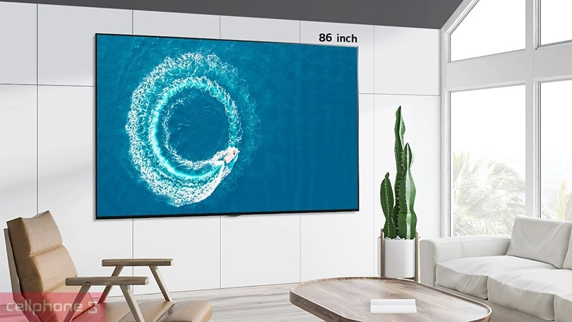 Thiết kế Tivi LG 86 inch