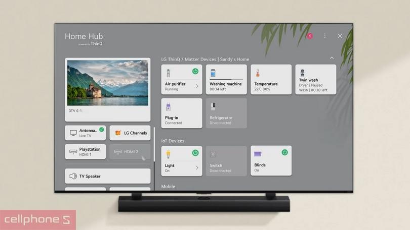 Khả năng điều khiển, hỗ trợ trợ lý ảo của Smart Tivi LG Mini LED 86QNED92 4K 86 inch 2025