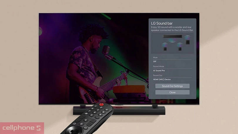 Điều khiển Smart Tivi LG NanoCell 4K 86 inch 2024 (86NANO81TSA)