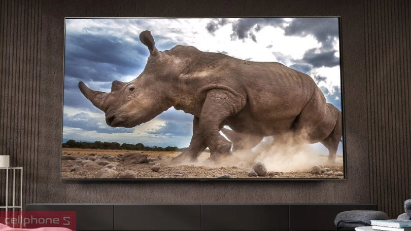 Thiết kế của Smart Tivi LG QNED 86QNED70 4K 86 inch 2025