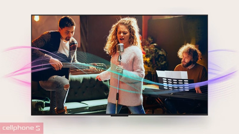 Màn hình LED viền 4K sắc nét, tần số quét 60Hz mượt mà