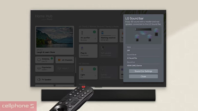 Điều khiển Smart Tivi LG OLED Evo 97M4PSA 4K 97 inch 2024