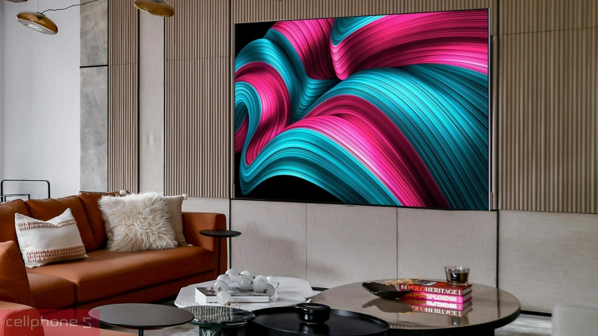 Tivi biến không gian sinh hoạt trở nên sang trọng 