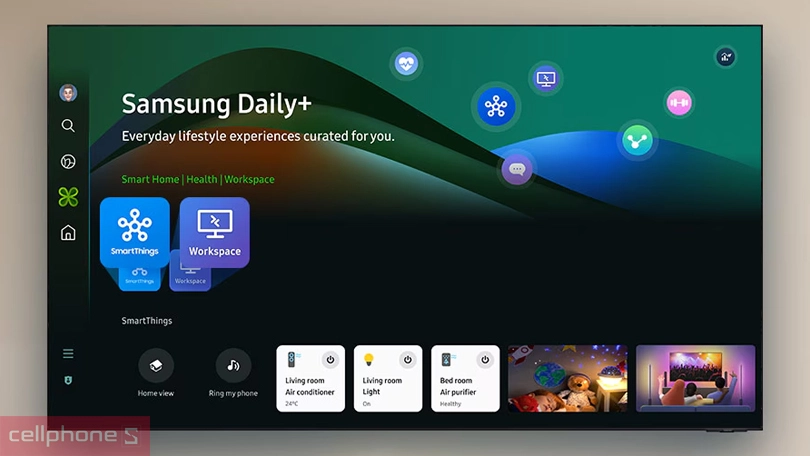 Trợ lý ảo, điều khiển smart tivi Samsung UHD 43DU8500 4K 43 inch 2024