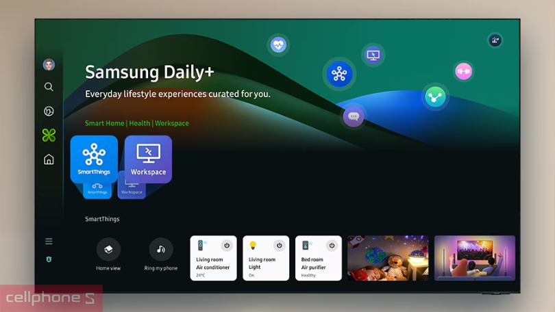 Các tiện ích thông minh tích hợp kèm của Smart tivi Samsung 50F6000F 4K 50 inch 2025