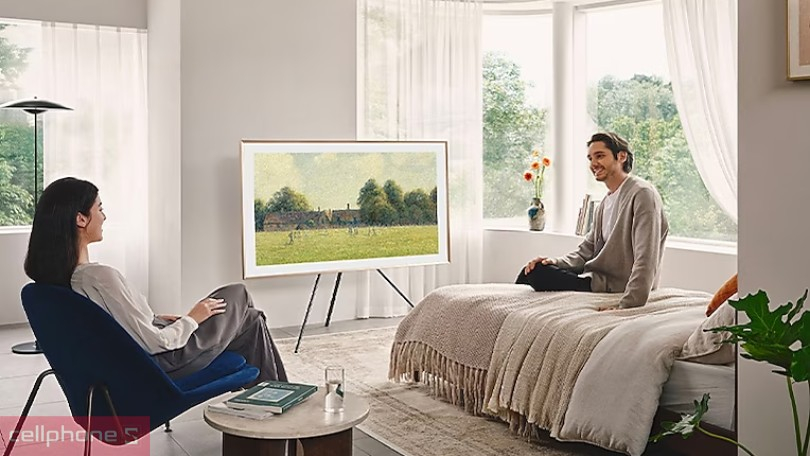 Smart tivi Samsung khung tranh 50LS03D 4K 50 inch 2024 thiết kế dạng khung tranh khá mới mẻ