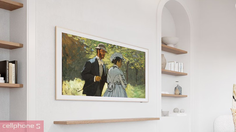 Smart tivi Samsung khung tranh 50LS03D 4K 50 inch 2024 thiết kế dạng khung tranh khá mới mẻ