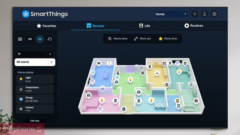 Điều khiển Smart tivi Samsung NEO QLED 50QN90D 4K 50 inch 2024