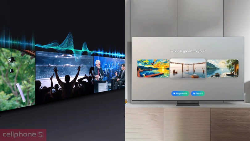 Công nghệ AI của Smart Tivi Samsung QLED 50Q7FA 4K 50 inch