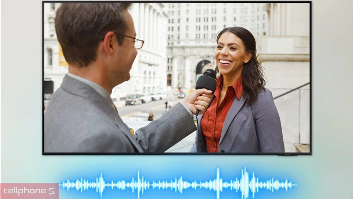 Âm thanh trên tivi Samsung QA55Q60D