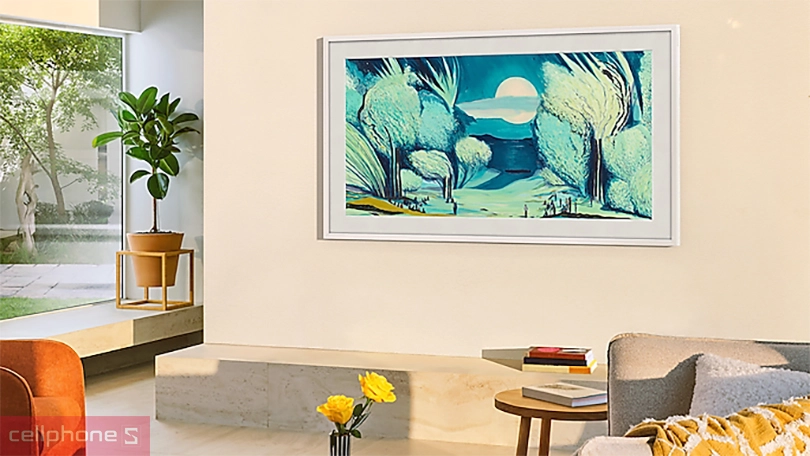 Thiết kế, kích thước smart tivi khung tranh Samsung 55LS03F 4K 55 inch