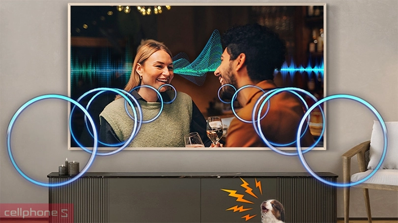 Công nghệ âm thanh trên smart tivi khung tranh Samsung 55LS03F 4K 55 inch