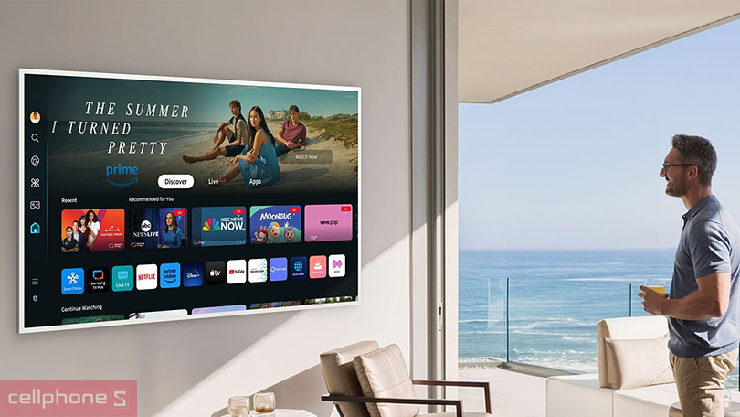 Điều khiển tivi Samsung khung tranh 55LS03D 4K 55 inch 2024