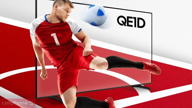 Thiết kế, kích thước màn hình smart tivi Samsung QLED 55QE1D 4K 55 inch 2024