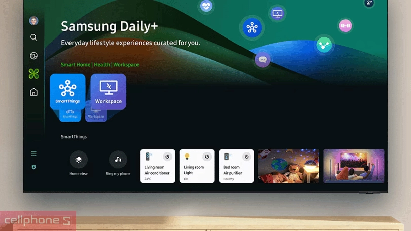 Công nghệ âm thanh trên smart tivi Samsung QLED 55QE1D 4K 55 inch 2024