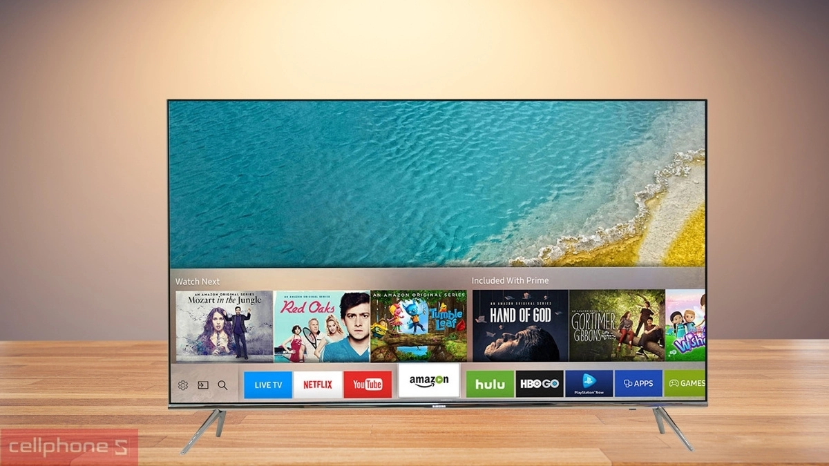 Không gian lắp đặt tivi