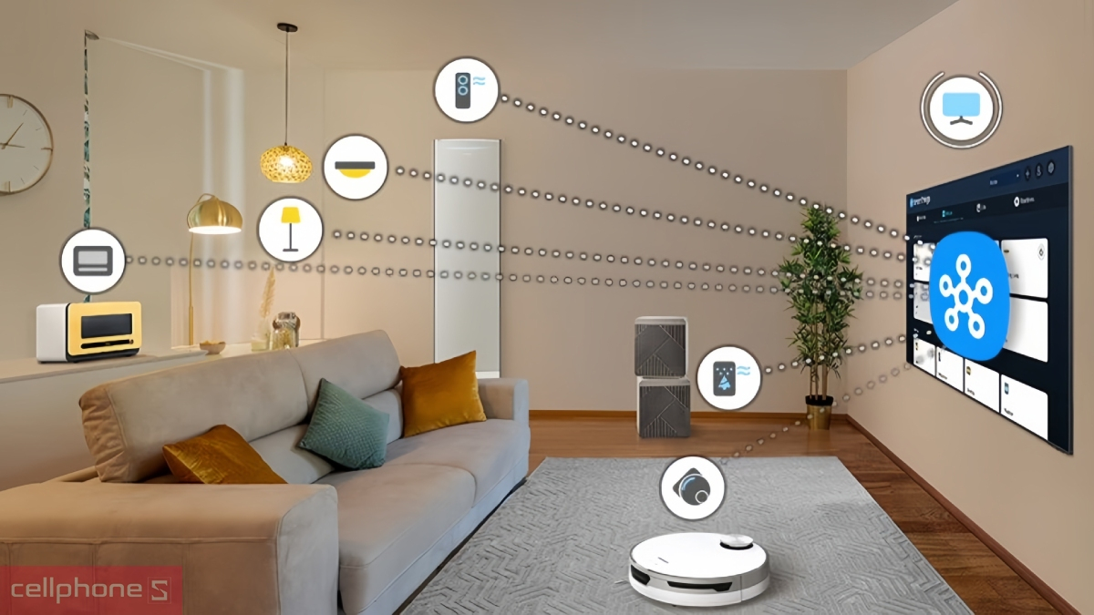 TV hỗ trợ kết nối linh hoạt các thiết bị thông minh