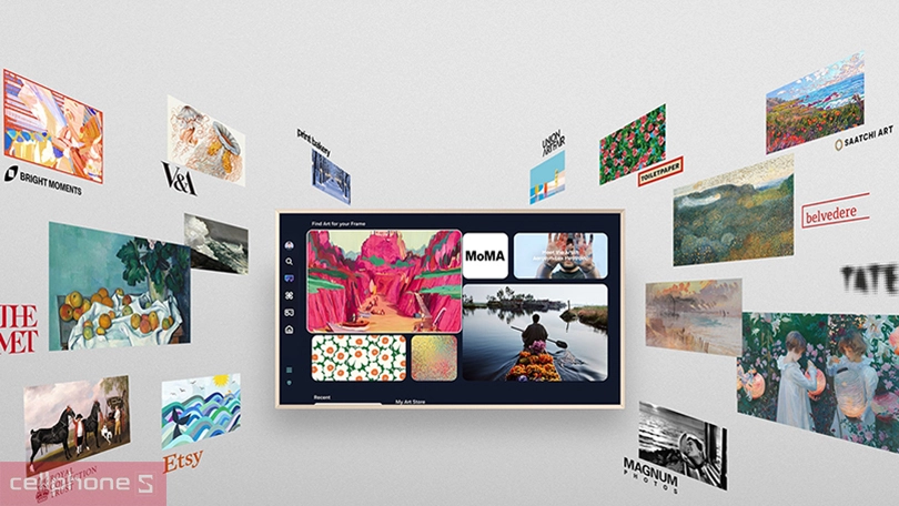 Hệ điều hành, khả năng kết nối và điều khiển của Smart Tivi khung tranh Samsung 65LS03F 4K 65 inch