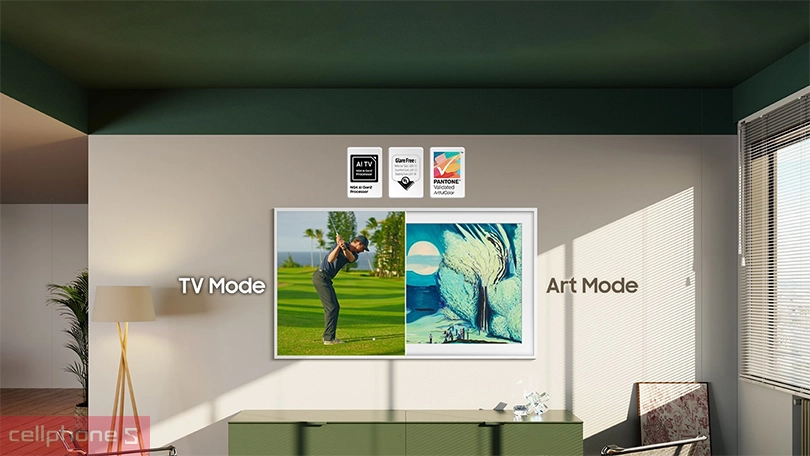 Công nghệ hiển thị của Smart Tivi khung tranh Samsung 65LS03F 4K 65 inch