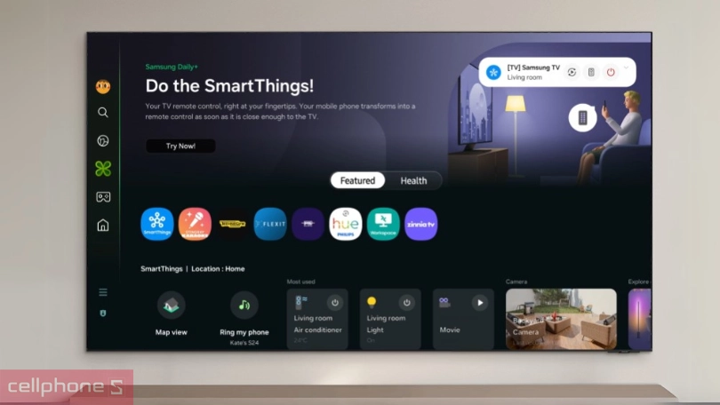 Thiết kế tràn viền của Smart Tivi Samsung Neo QLED 65QN90F 4K 65 inch 2025