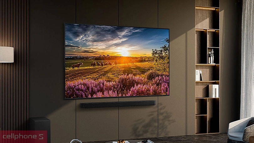Loại màn hình, tần số quét của smart tivi Samsung QLED 65Q60D 4K 65 inch 2024