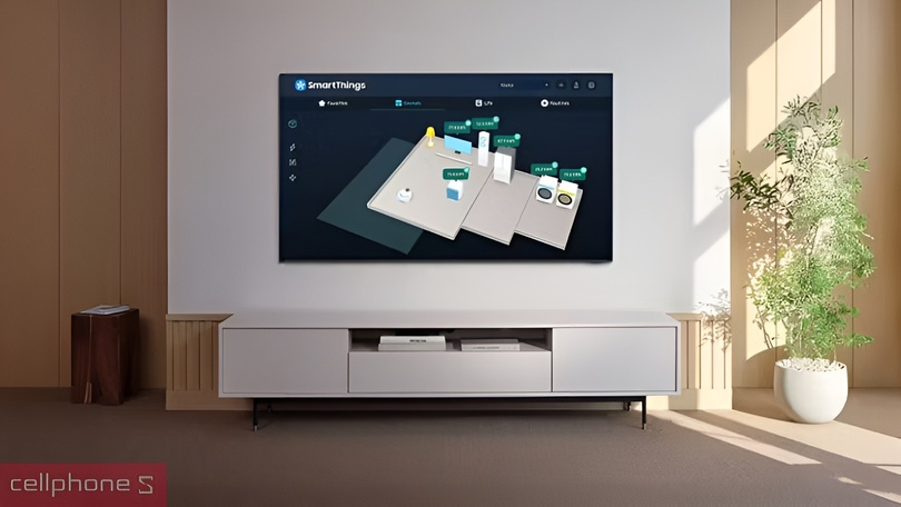 Trợ lý ảo, điều khiển trên Smart Tivi Samsung QLED 65Q70F 4K 65 inch 2025